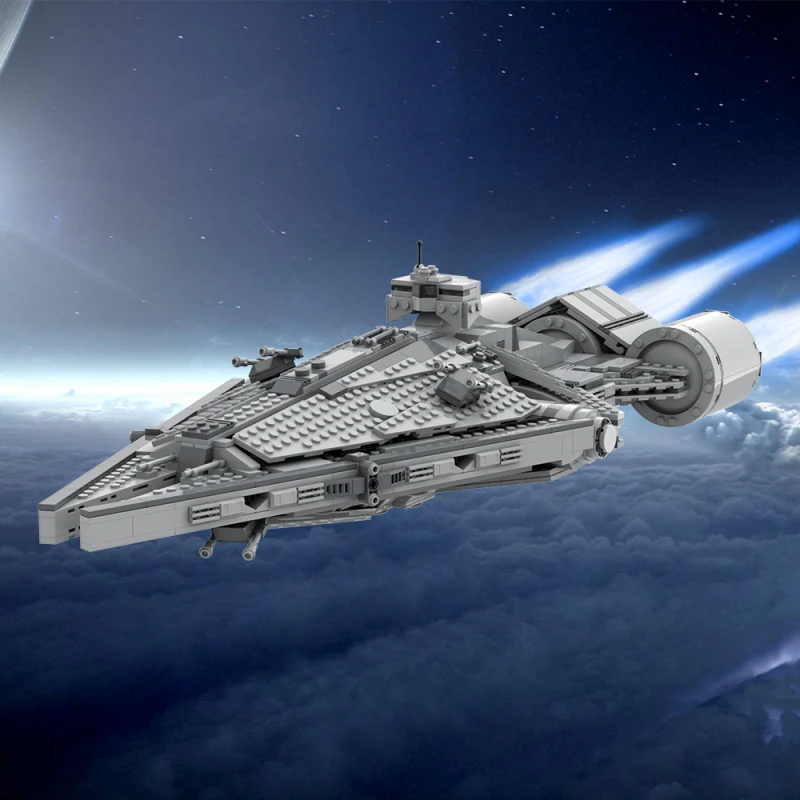 (Gobricks version) 1509pcs MOC Imperial Arquitens class light cruiser - Image 10