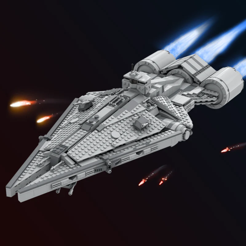 (Gobricks version) 1509pcs MOC Imperial Arquitens class light cruiser - Image 11