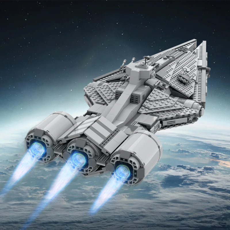 (Gobricks version) 1509pcs MOC Imperial Arquitens class light cruiser - Image 9
