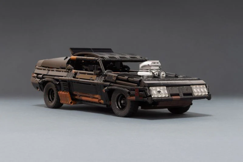 (Gobricks version) 1510pcs MOC Mad Max Black Interceptor LEGO Compatible - Image 5