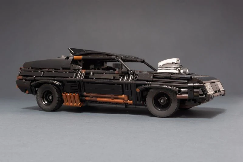 (Gobricks version) 1510pcs MOC Mad Max Black Interceptor LEGO Compatible - Image 6