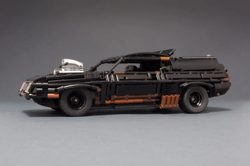 (Gobricks version) 1510pcs MOC Mad Max Black Interceptor LEGO Compatible - Image 7