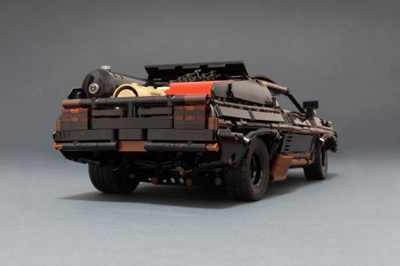 (Gobricks version) 1510pcs MOC Mad Max Black Interceptor LEGO Compatible - Image 8