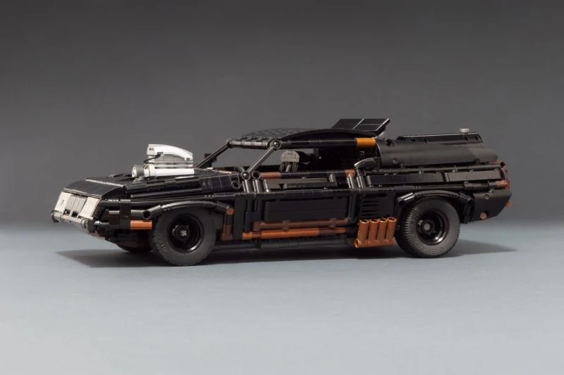 (Gobricks version) 1510pcs MOC Mad Max Black Interceptor LEGO Compatible - Image 9