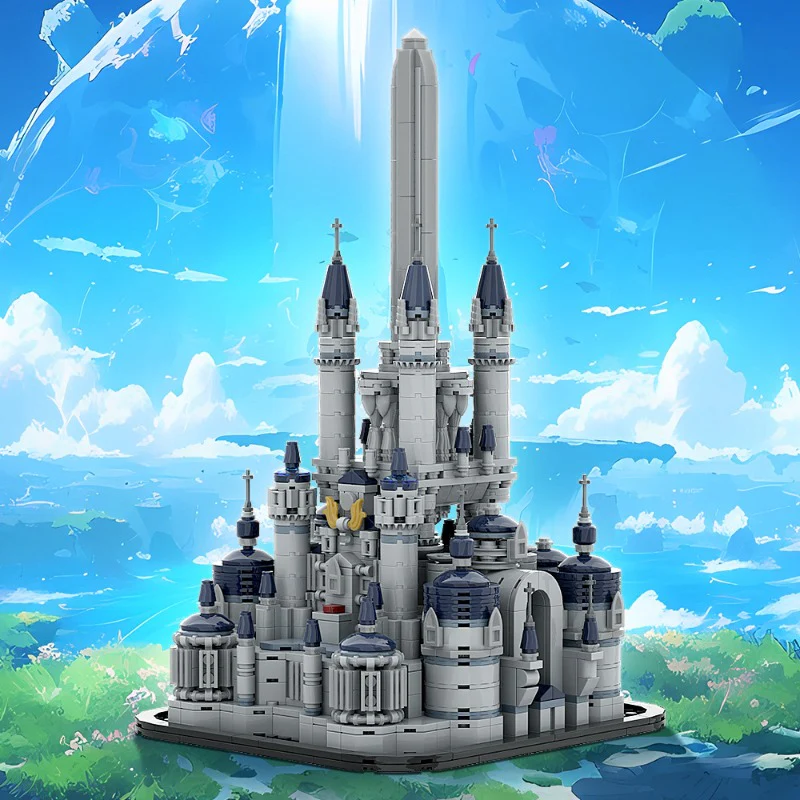 (Gobricks version) 1533pcs MOC Final Fantasy IX Alexandria Castle LEGO Compatible - Image 2