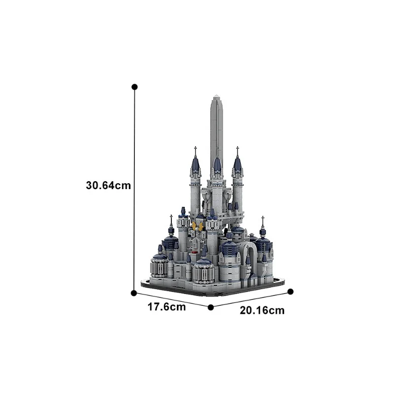 (Gobricks version) 1533pcs MOC Final Fantasy IX Alexandria Castle LEGO Compatible - Image 4