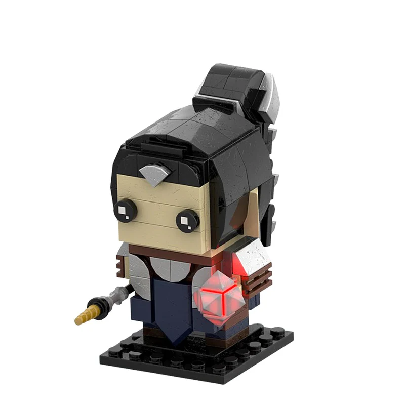 (Gobricks version) 154pcs MOC Shadowheart Brickheadz Baldurs Gate 3 LEGO Compatible - Image 3