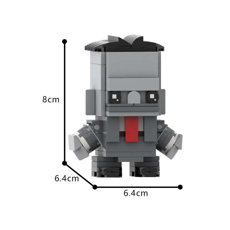 (Gobricks version) 158pcs MOC Frankenstein Hotel Transylvania Brickheadz LEGO Compatible - Image 3