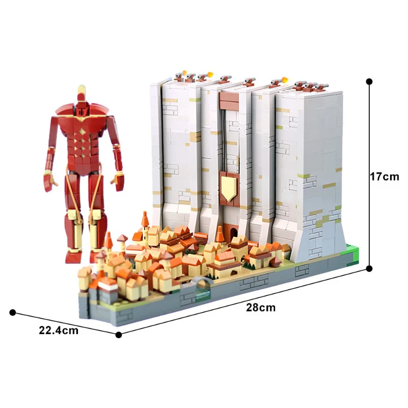 (Gobricks version) 1609pcs MOC The Wall LEGO Compatible - Image 4
