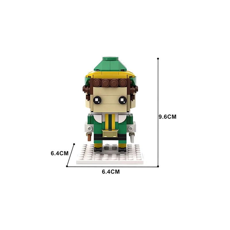 (Gobricks version) 161pcs MOC Buddy the Elf LEGO Compatible - Image 3