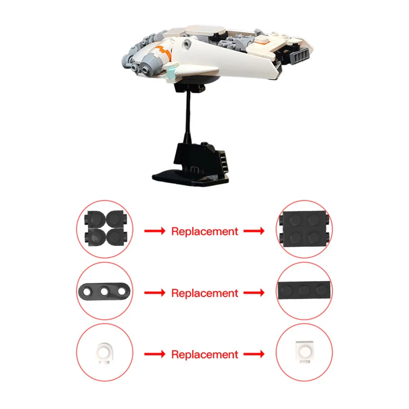 (Gobricks version) 162pcs MOC Corellian YT-1660 LEGO Compatible - Image 7