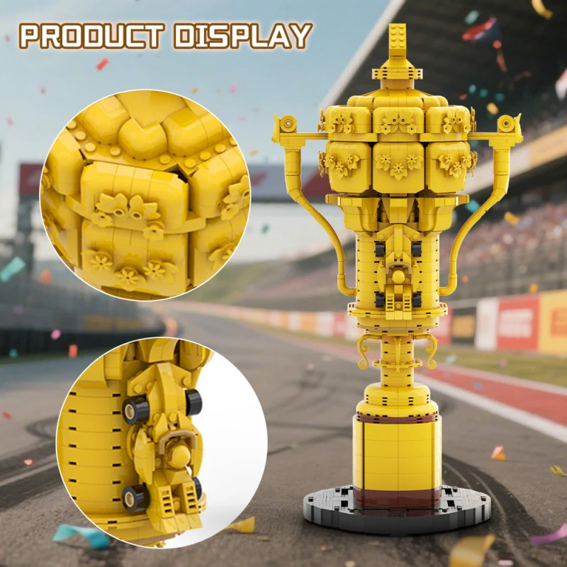 (Gobricks version) 1647pcs MOC F1 Trophy Silverstone - Image 10