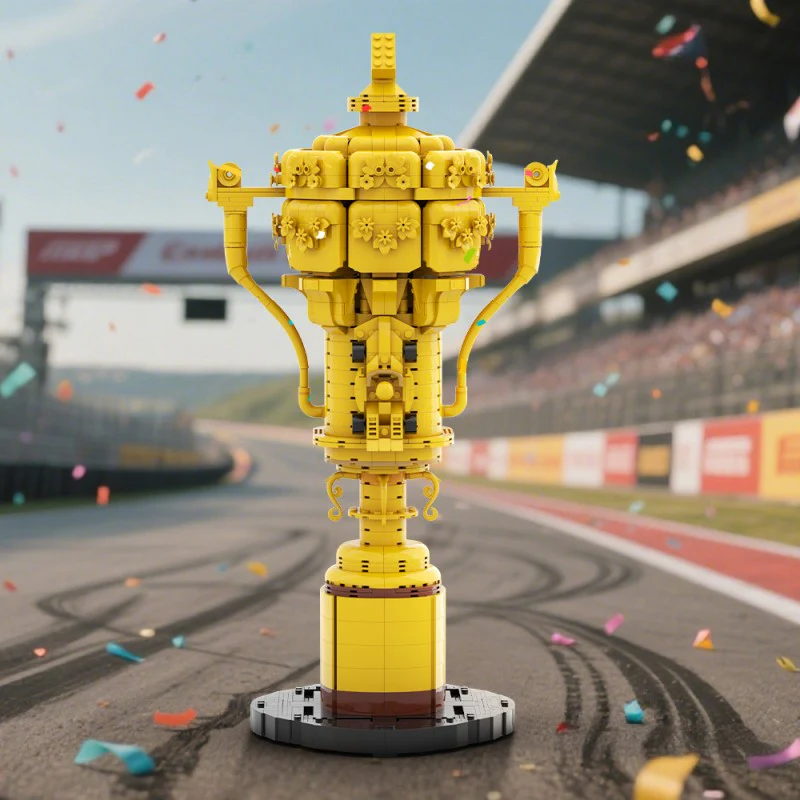 (Gobricks version) 1647pcs MOC F1 Trophy Silverstone - Image 11
