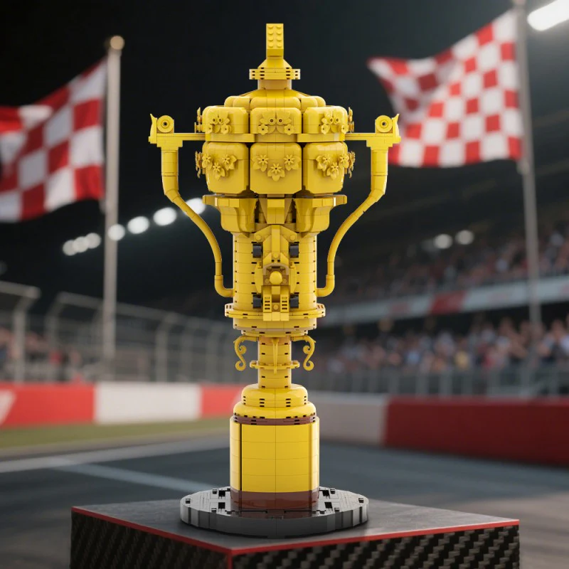 (Gobricks version) 1647pcs MOC F1 Trophy Silverstone - Image 12