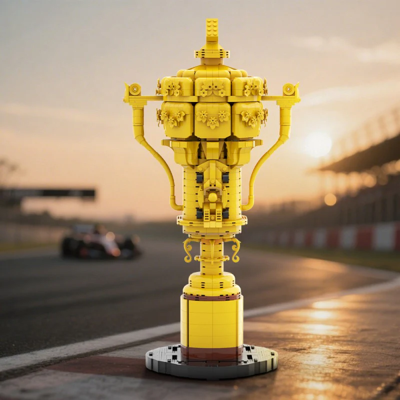 (Gobricks version) 1647pcs MOC F1 Trophy Silverstone - Image 13