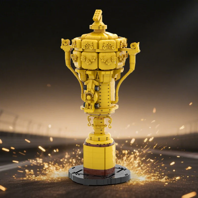 (Gobricks version) 1647pcs MOC F1 Trophy Silverstone - Image 14