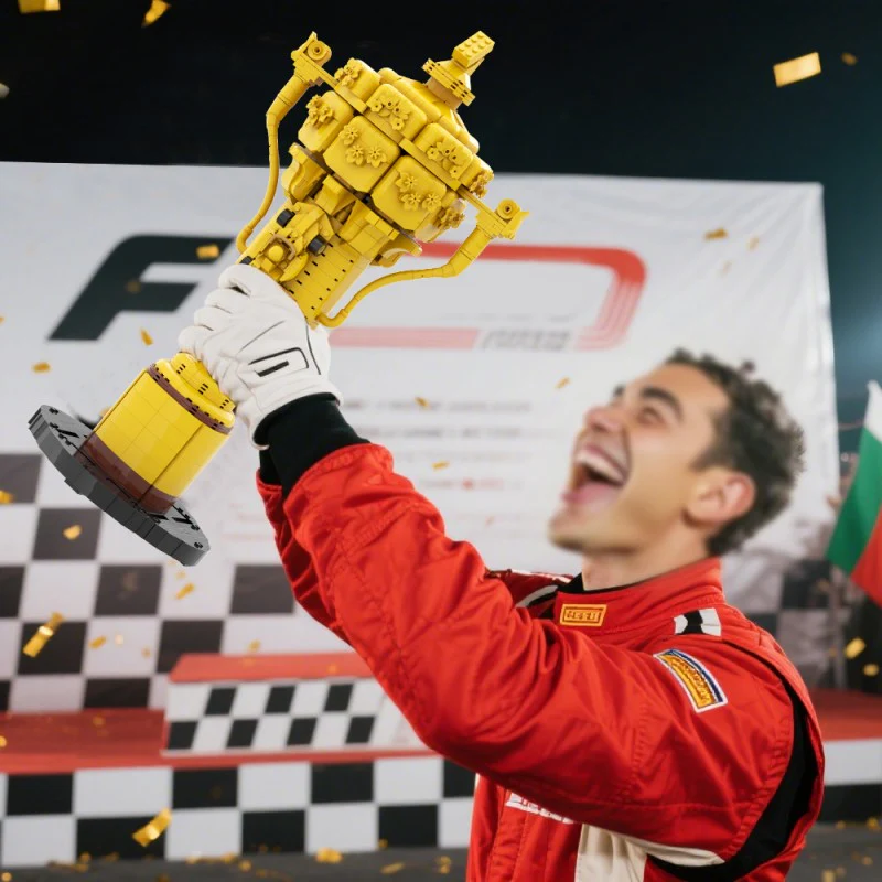 (Gobricks version) 1647pcs MOC F1 Trophy Silverstone - Image 15