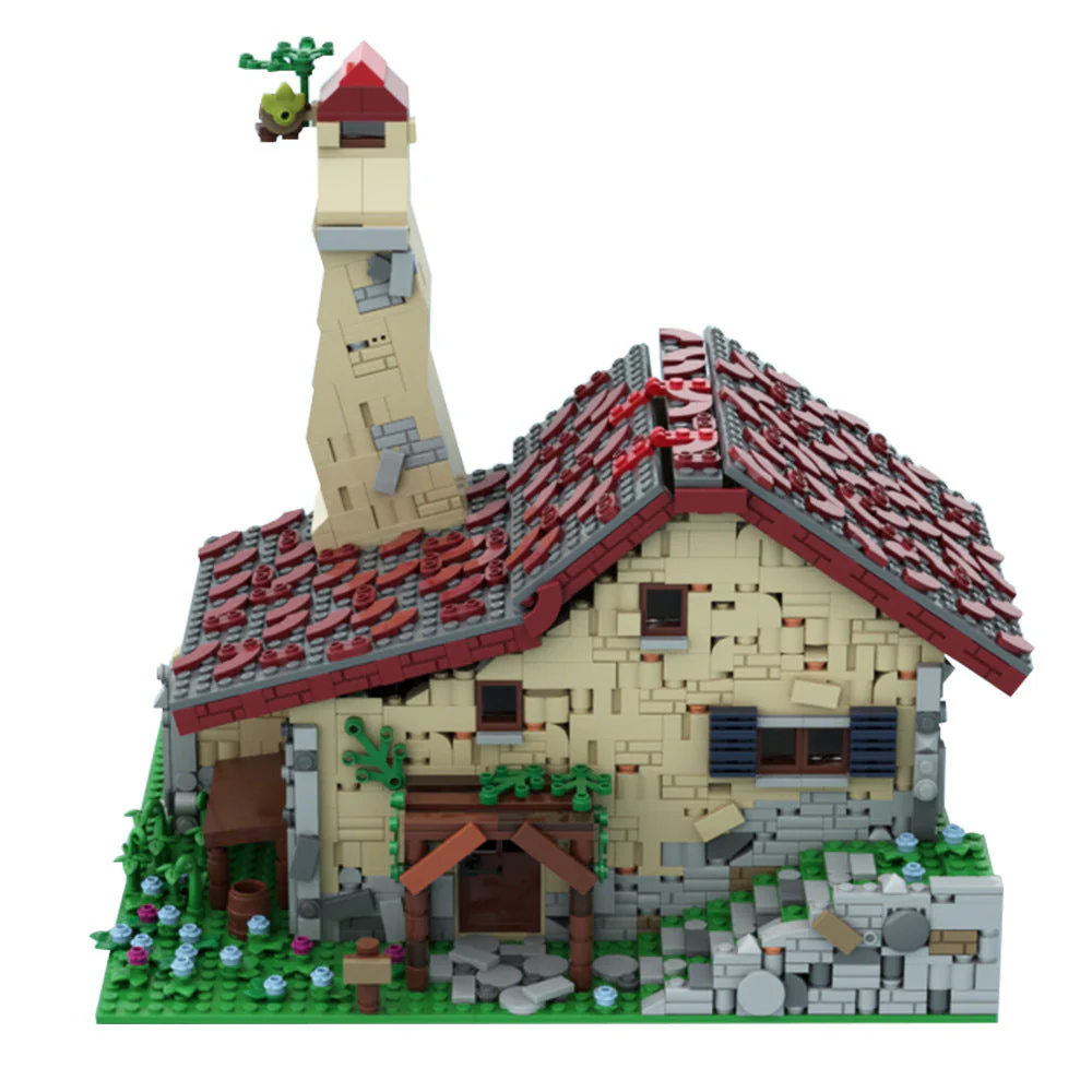 (Gobricks version) 1648pcs MOC Link's House Breath of the Wild LEGO Compatible - Image 2