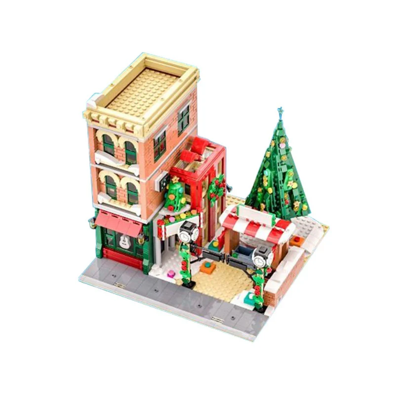 (Gobricks version) 1658pcs MOC 10308 Winter Modular Buildings LEGO Compatible - Image 6