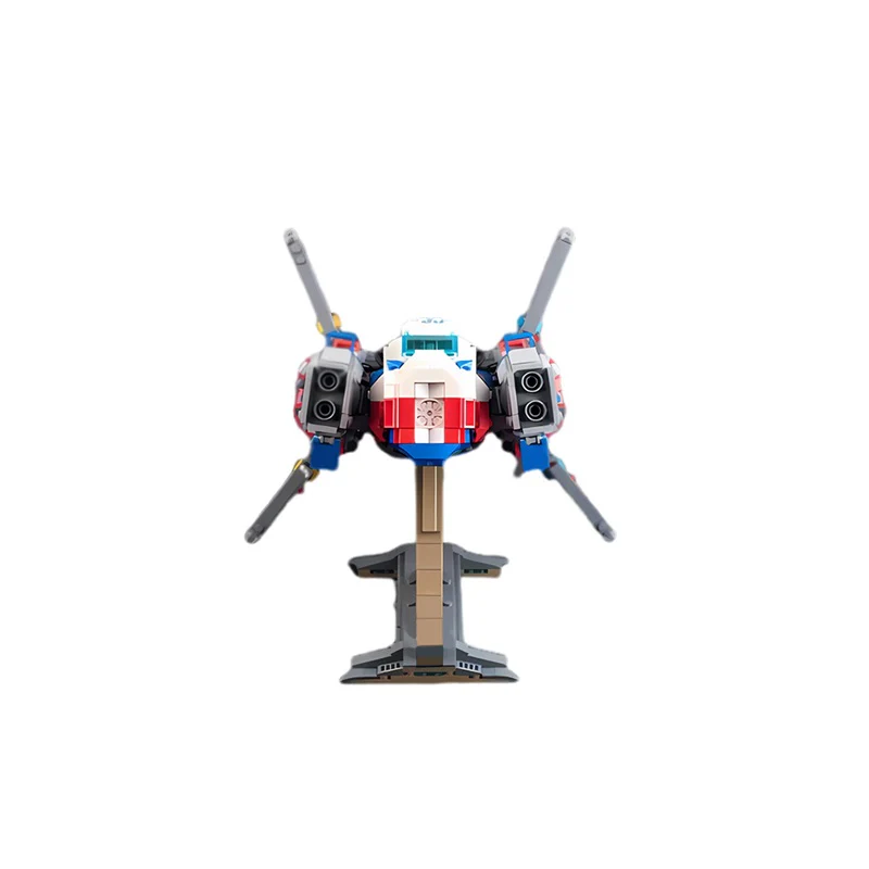 (Gobricks version) 1664pcs MOC X1-B500 Freedom Rebel Bomber LEGO Compatible - Image 4
