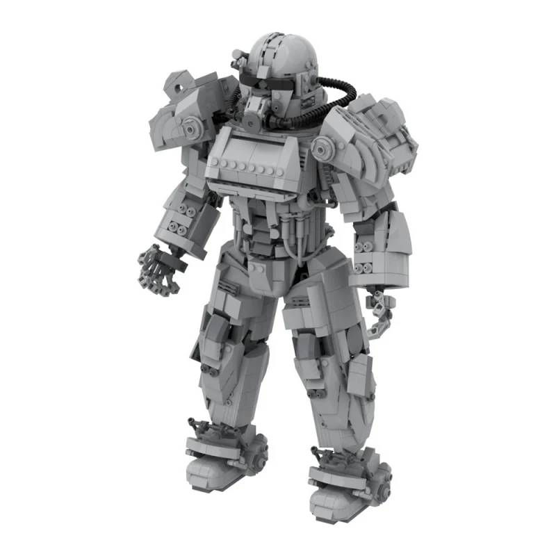 (Gobricks version) 1699pcs MOC T-60 Powered Combat Infantry Armor LEGO Compatible - Image 5