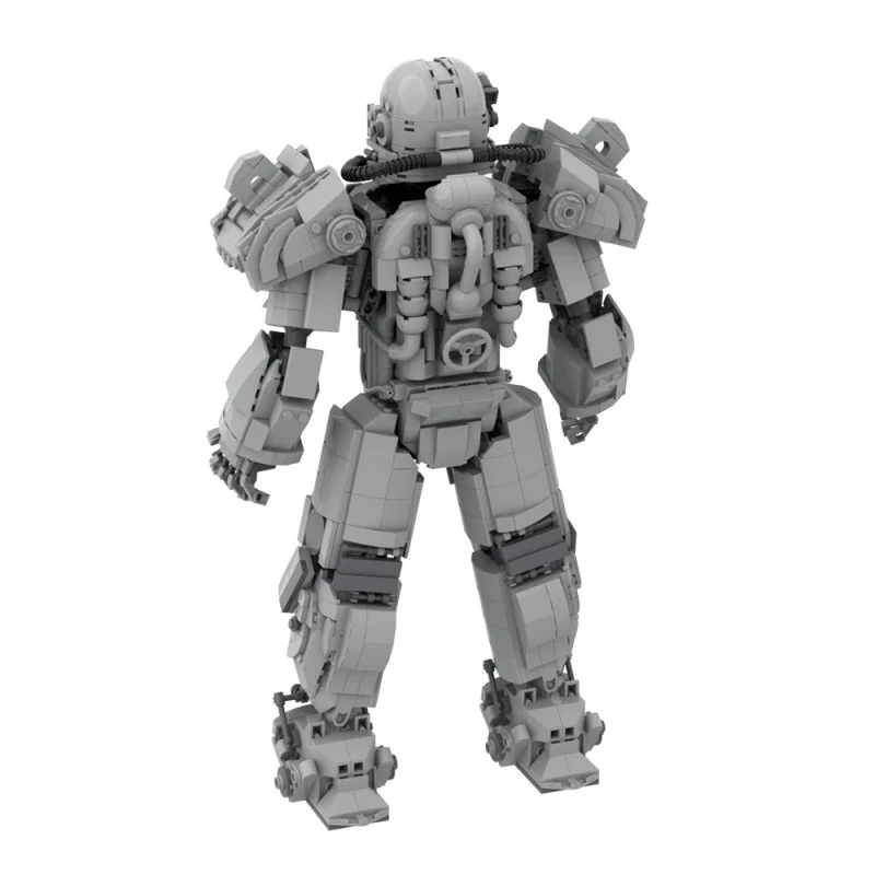(Gobricks version) 1699pcs MOC T-60 Powered Combat Infantry Armor LEGO Compatible - Image 6