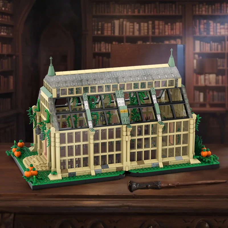 (Gobricks version) 1754pcs MOC Herbology Greenhouse - Image 10