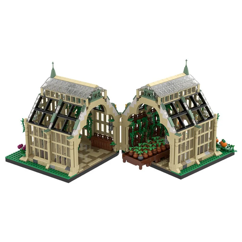 (Gobricks version) 1754pcs MOC Herbology Greenhouse - Image 5