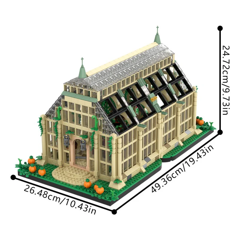 (Gobricks version) 1754pcs MOC Herbology Greenhouse - Image 7