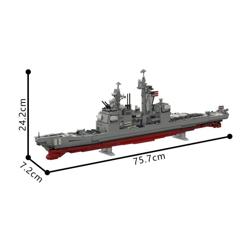 (Gobricks version) 1756pcs MOC-212474 Ticonderoga - CG-72 USS Vella Gulf - Image 4