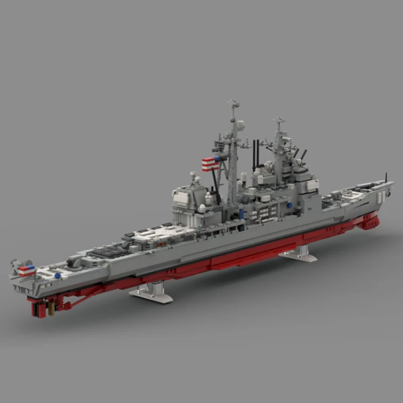 (Gobricks version) 1756pcs MOC-212474 Ticonderoga - CG-72 USS Vella Gulf - Image 6