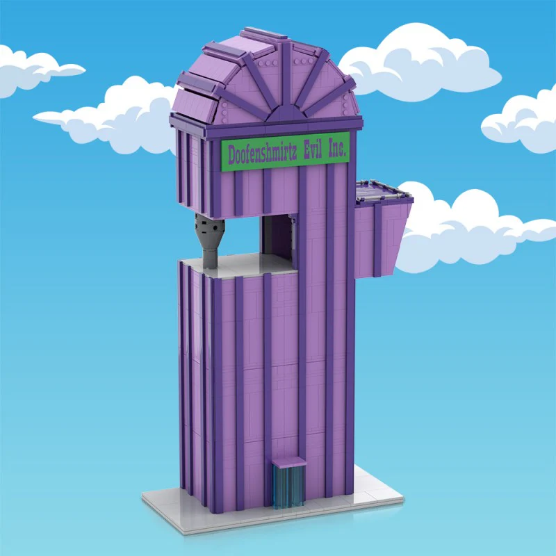(Gobricks version) 1778pcs MOC Doofenshmirtz Evil Incorporated - Image 10