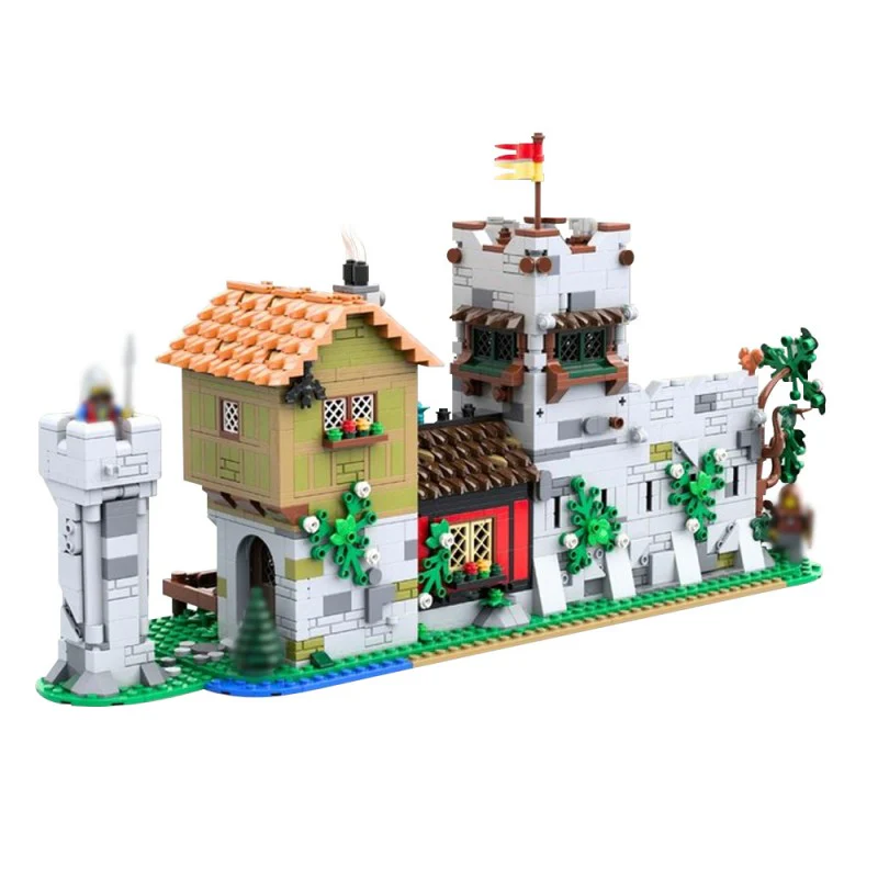 (Gobricks version) 1783pcs MOC Medieval Town Square LEGO Compatible - Image 3