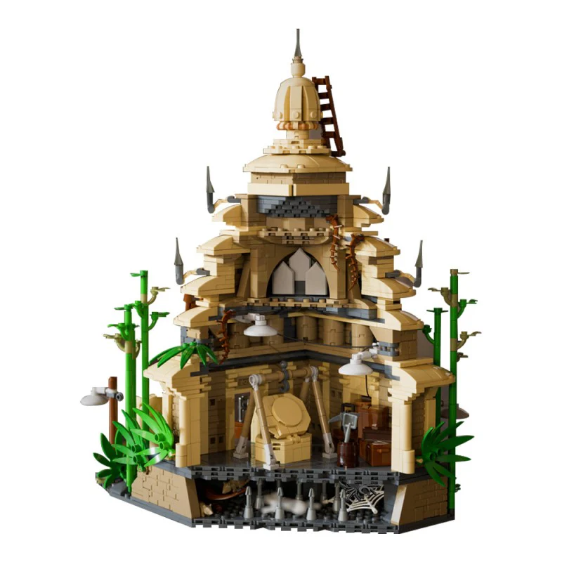 (Gobricks version) 1816pcs MOC Temple of the Forbidden Eye Indiana Jones LEGO Compatible - Image 3