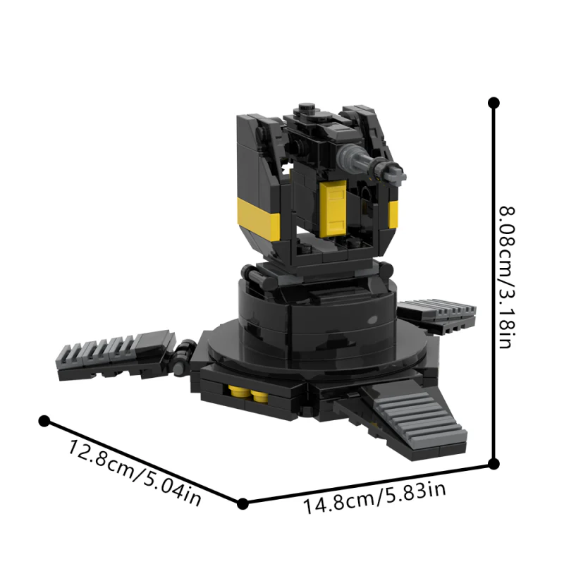 (Gobricks version) 182pcs MOC-205619 A/G-16 Gatling Sentry, Helldivers 2 - Image 7