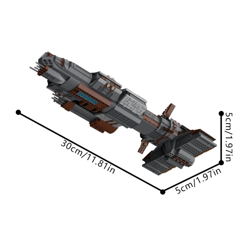 (Gobricks version) 1841pcs MOC-126952 Lantean Aurora-class - Image 5