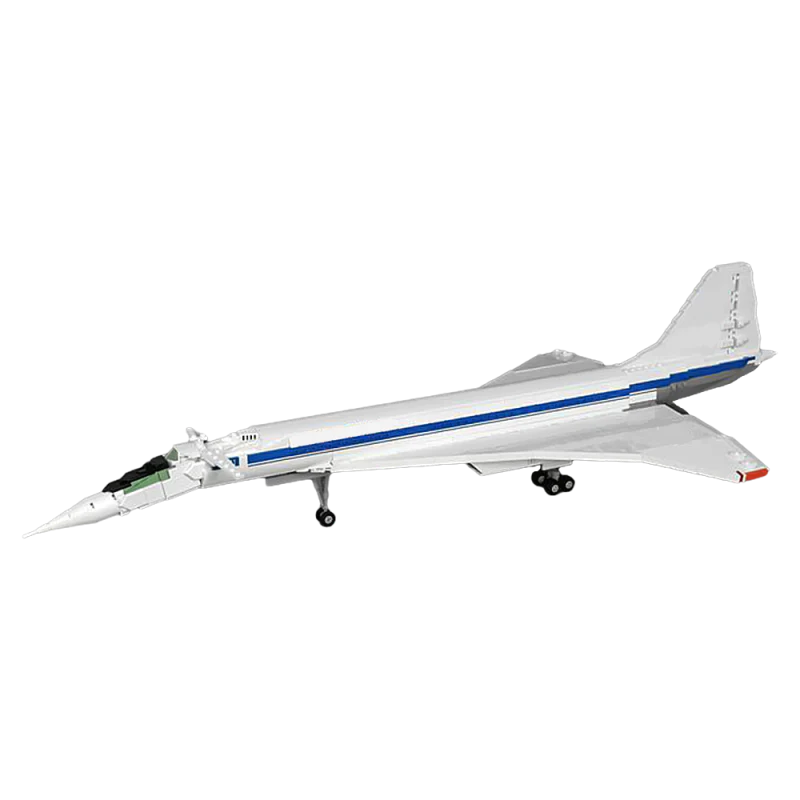 (Gobricks version) 1846pcs MOC Tupolev Tu-144D LEGO Compatible - Image 2
