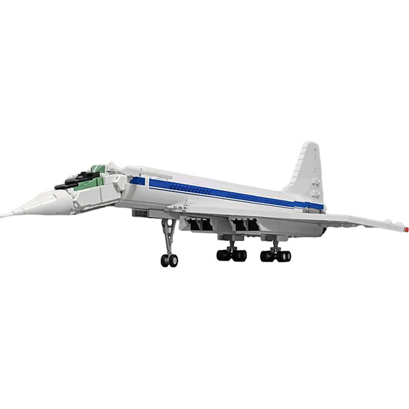 (Gobricks version) 1846pcs MOC Tupolev Tu-144D LEGO Compatible - Image 3