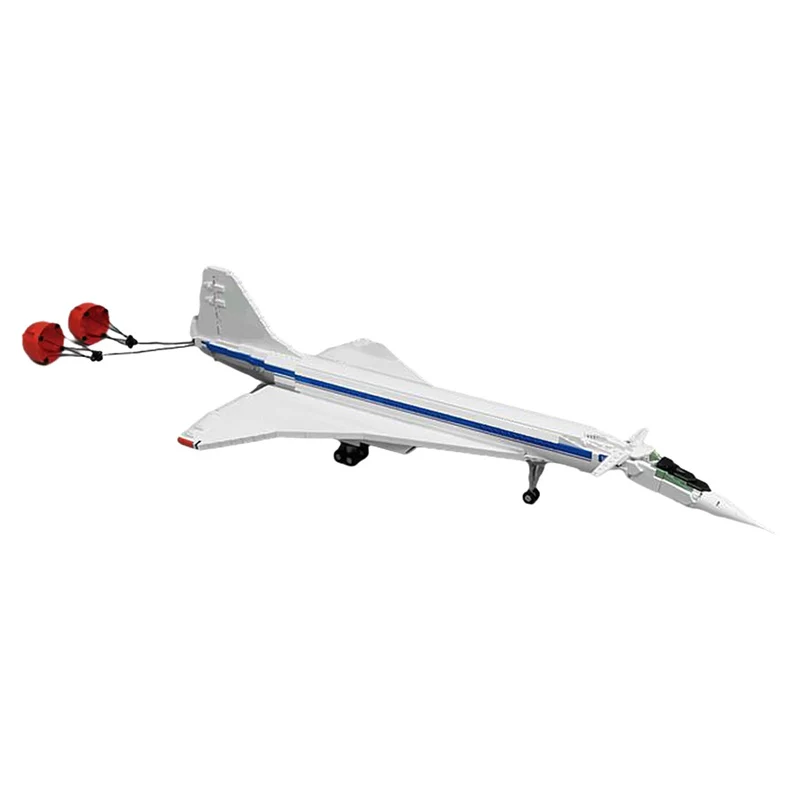 (Gobricks version) 1846pcs MOC Tupolev Tu-144D LEGO Compatible - Image 4