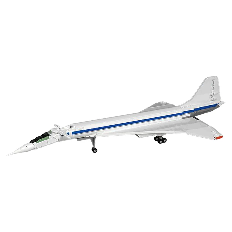 (Gobricks version) 1846pcs MOC Tupolev Tu-144D LEGO Compatible - Image 5