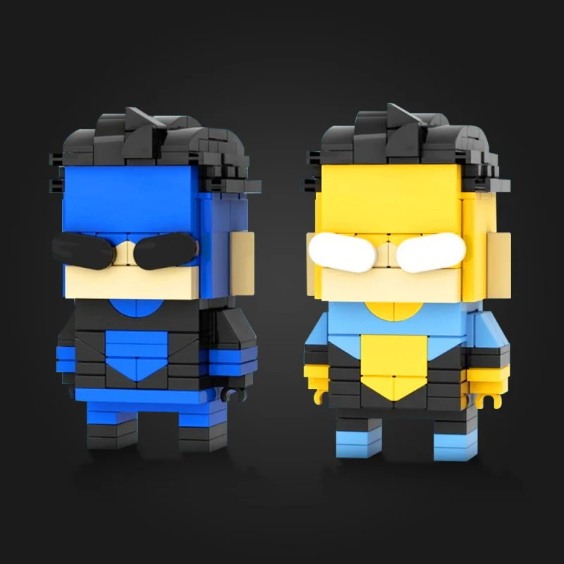 (Gobricks version) 185pcs MOC-176363 Invincible Brickheadz LEGO MOC - Amazon Prime Video Invincible - Image 11