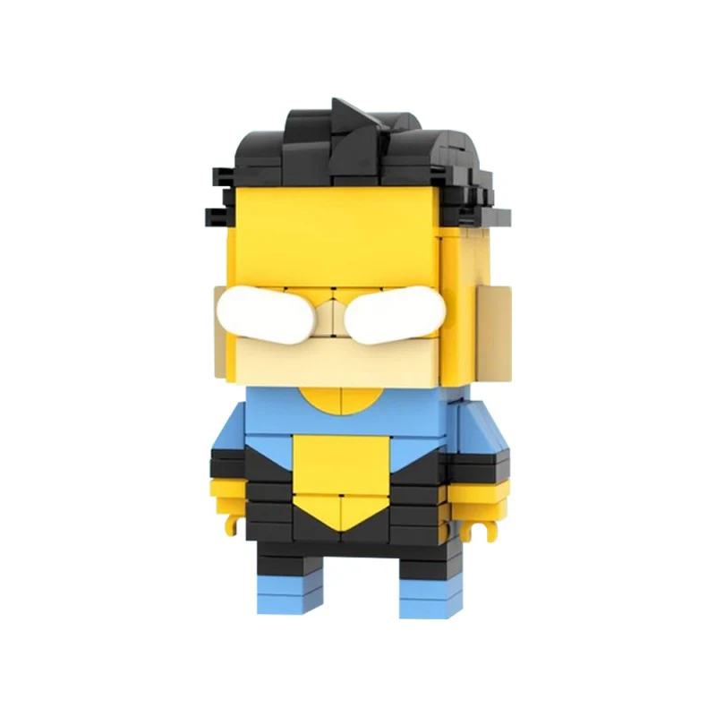 (Gobricks version) 185pcs MOC-176363 Invincible Brickheadz LEGO MOC - Amazon Prime Video Invincible - Image 3
