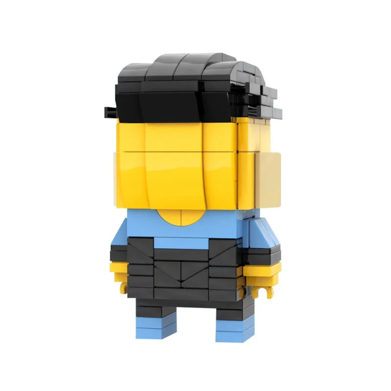 (Gobricks version) 185pcs MOC-176363 Invincible Brickheadz LEGO MOC - Amazon Prime Video Invincible - Image 4