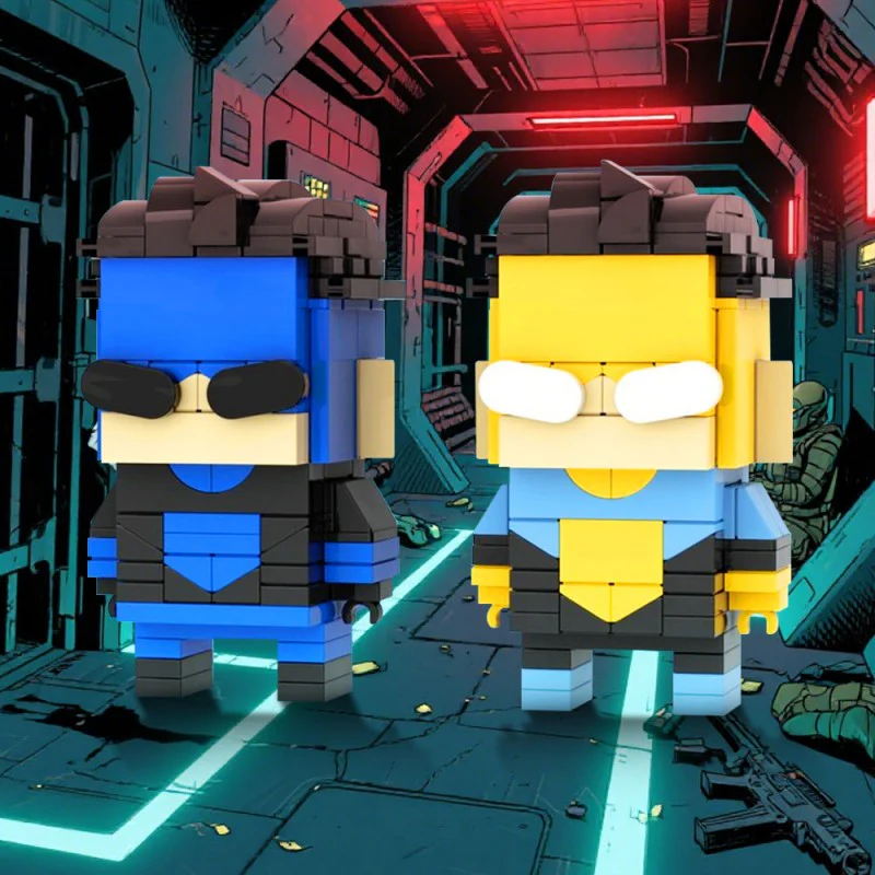 (Gobricks version) 185pcs MOC-176363 Invincible Brickheadz LEGO MOC - Amazon Prime Video Invincible - Image 9