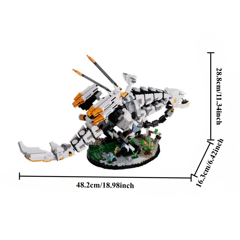 (Gobricks version) 1869pcs MOC Horizon Zero Dawn - Thunder Fang - Image 10