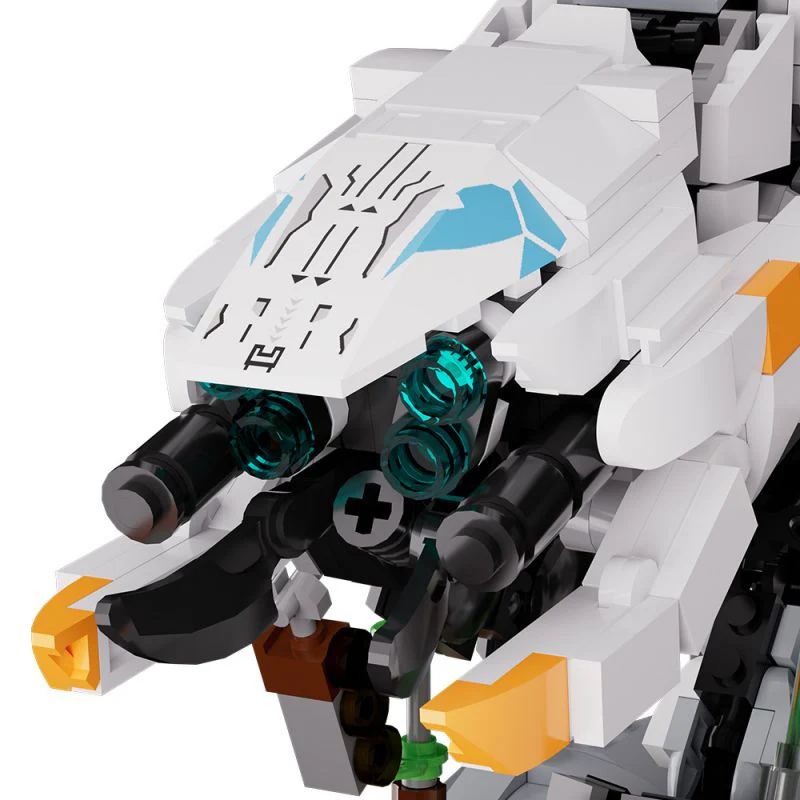 (Gobricks version) 1869pcs MOC Horizon Zero Dawn - Thunder Fang - Image 5