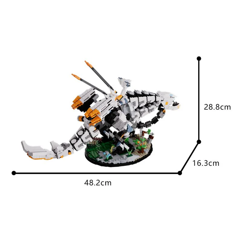 (Gobricks version) 1869pcs MOC Horizon Zero Dawn - Thunder Fang - Image 6