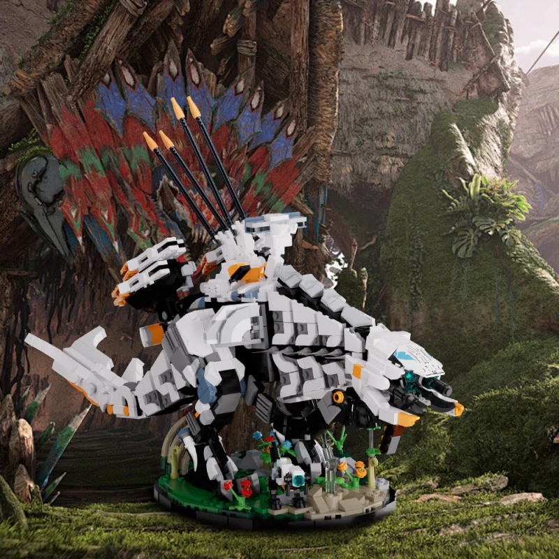 (Gobricks version) 1869pcs MOC Horizon Zero Dawn - Thunder Fang - Image 8