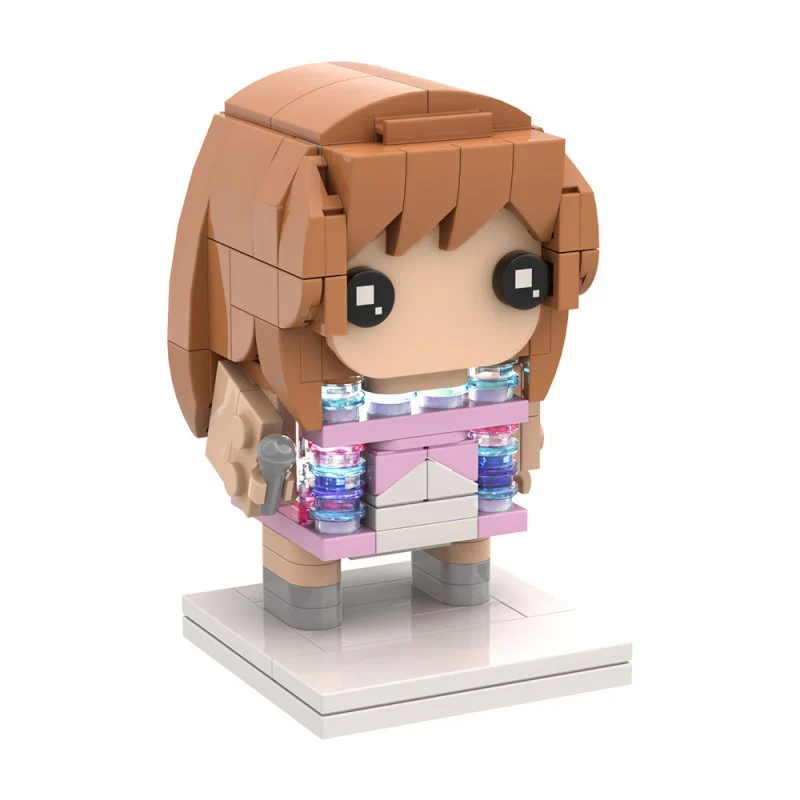 (Gobricks version) 189pcs MOC Taylor Swift Blockhead Style 1 - Image 2