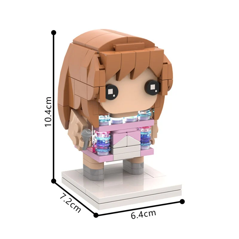 (Gobricks version) 189pcs MOC Taylor Swift Blockhead Style 1 - Image 6